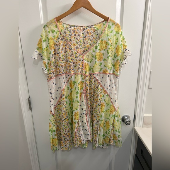 Free People Women's Wildflower Patchwork Mini Dress - Picture 3 of 5